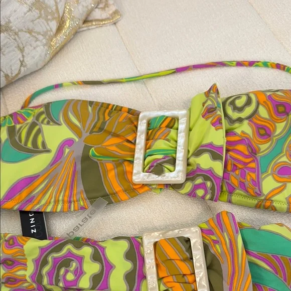 NWT ZINGARA Vibrant Multicolor Women's BIKINI
